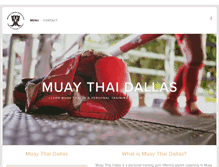 Tablet Screenshot of muaythaidallas.com